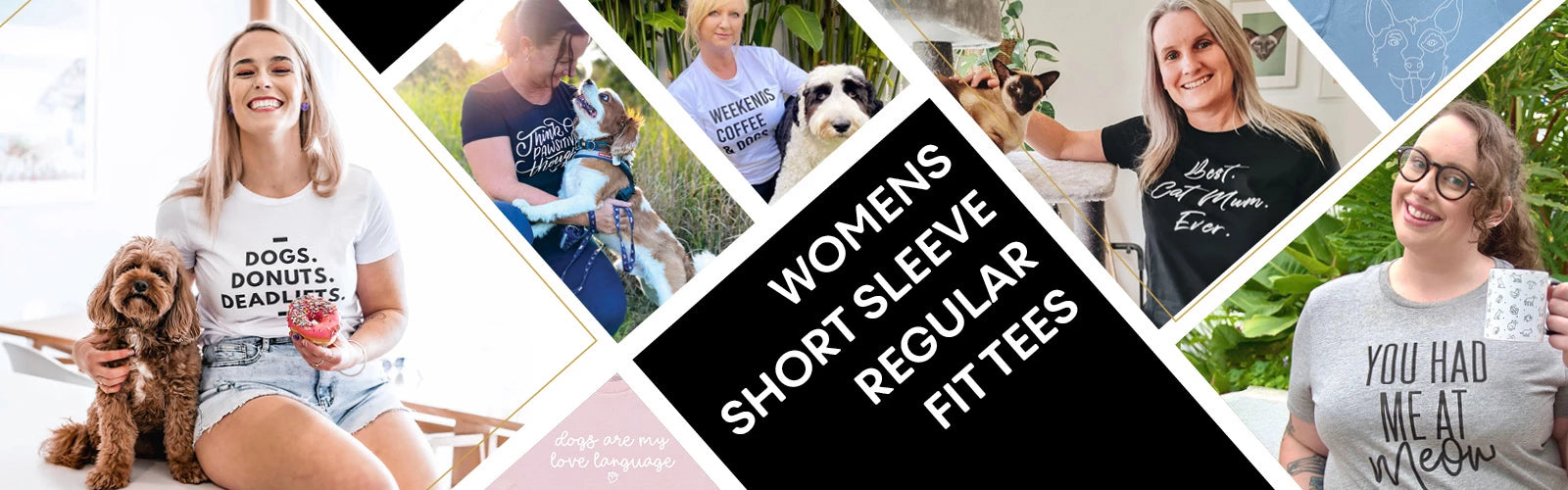 Womens Short Sleeve Regular Fit Tees & Tops