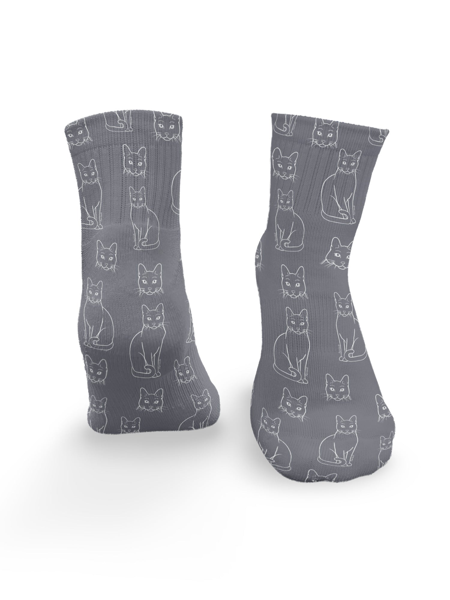 Russian Blue Ankle Socks