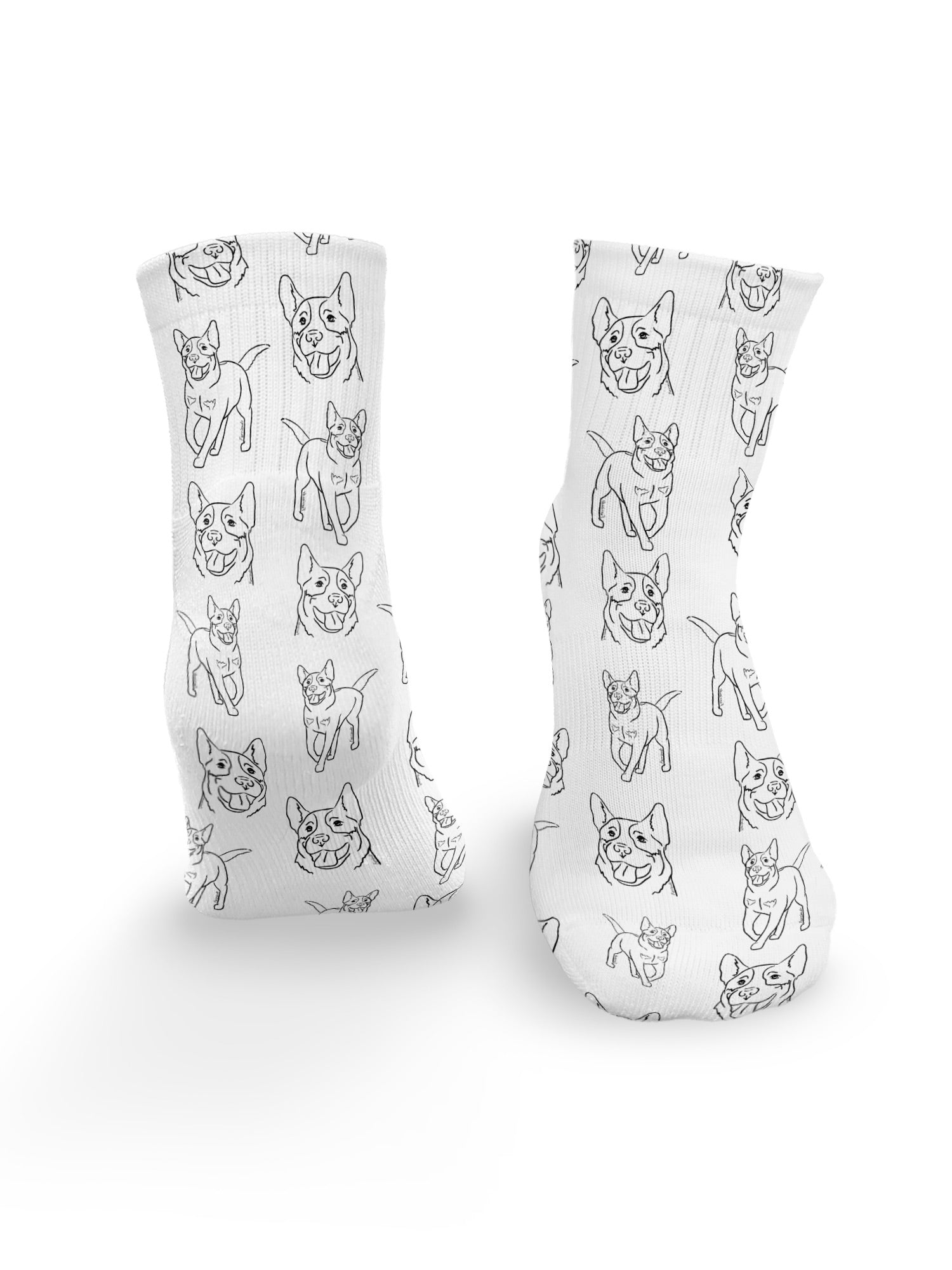 Australian Cattle Dog Ankle Socks