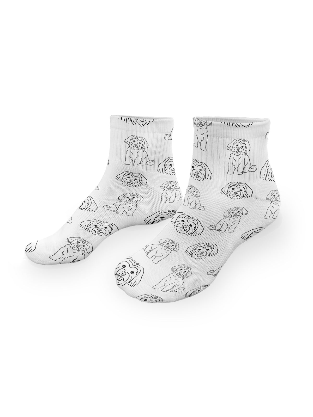 Maltese Terrier Ankle Socks