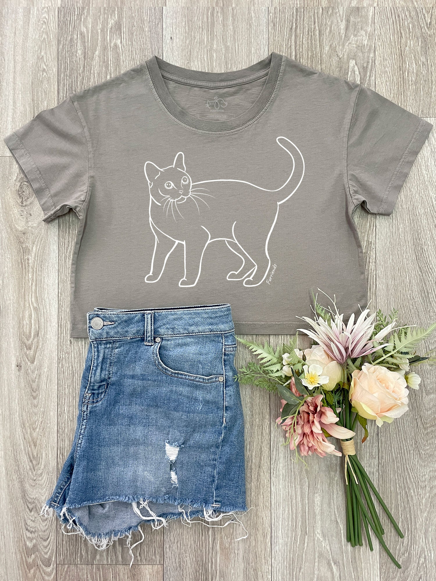 Burmese Annie Crop Tee