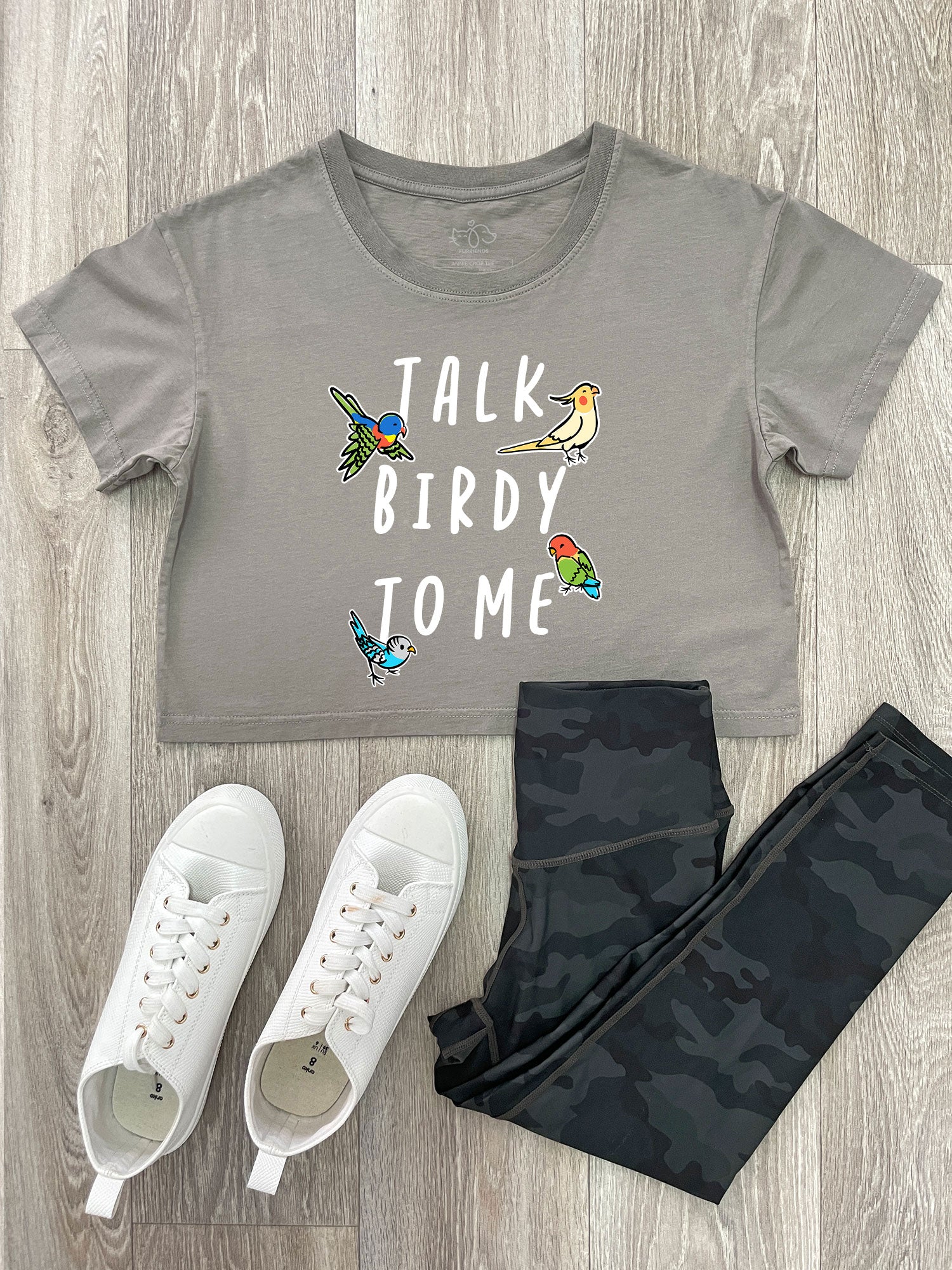 Talk Birdy To Me Annie Crop Tee