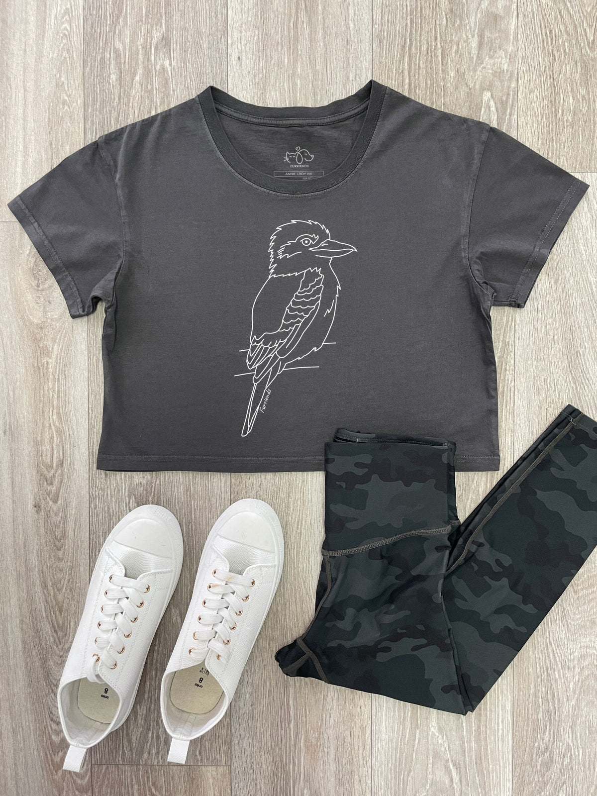 Kookaburra Annie Crop Tee