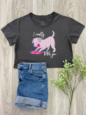 I Really Dig You Annie Crop Tee