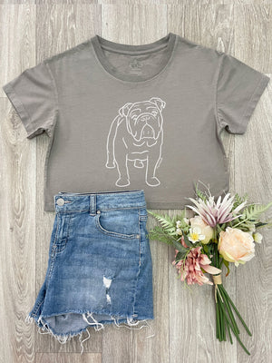 British Bulldog Annie Crop Tee