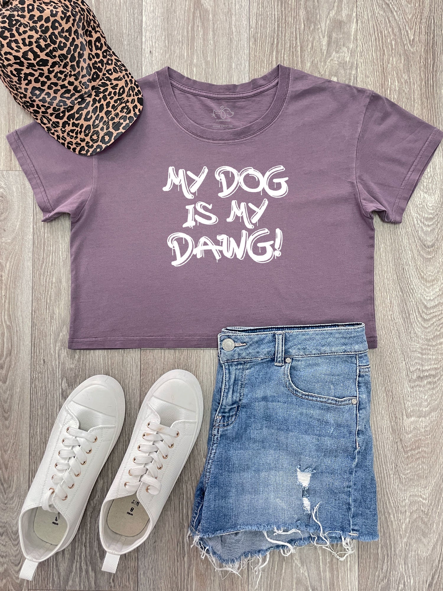 My Dog Is My Dawg! Annie Crop Tee