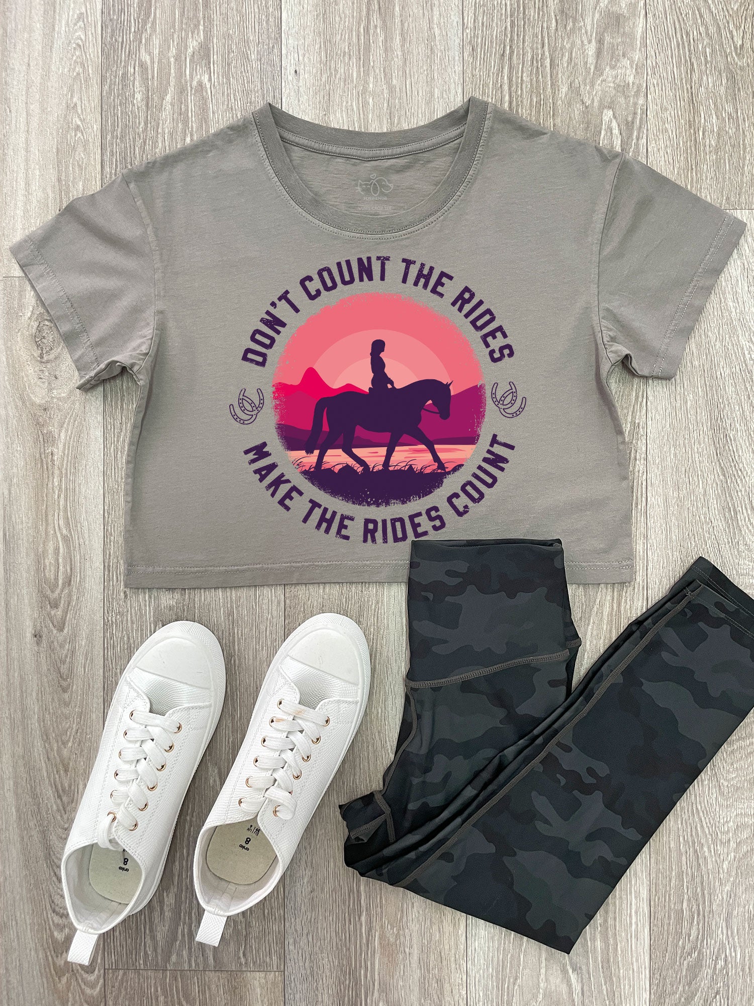 Don't Count The Rides Annie Crop Tee