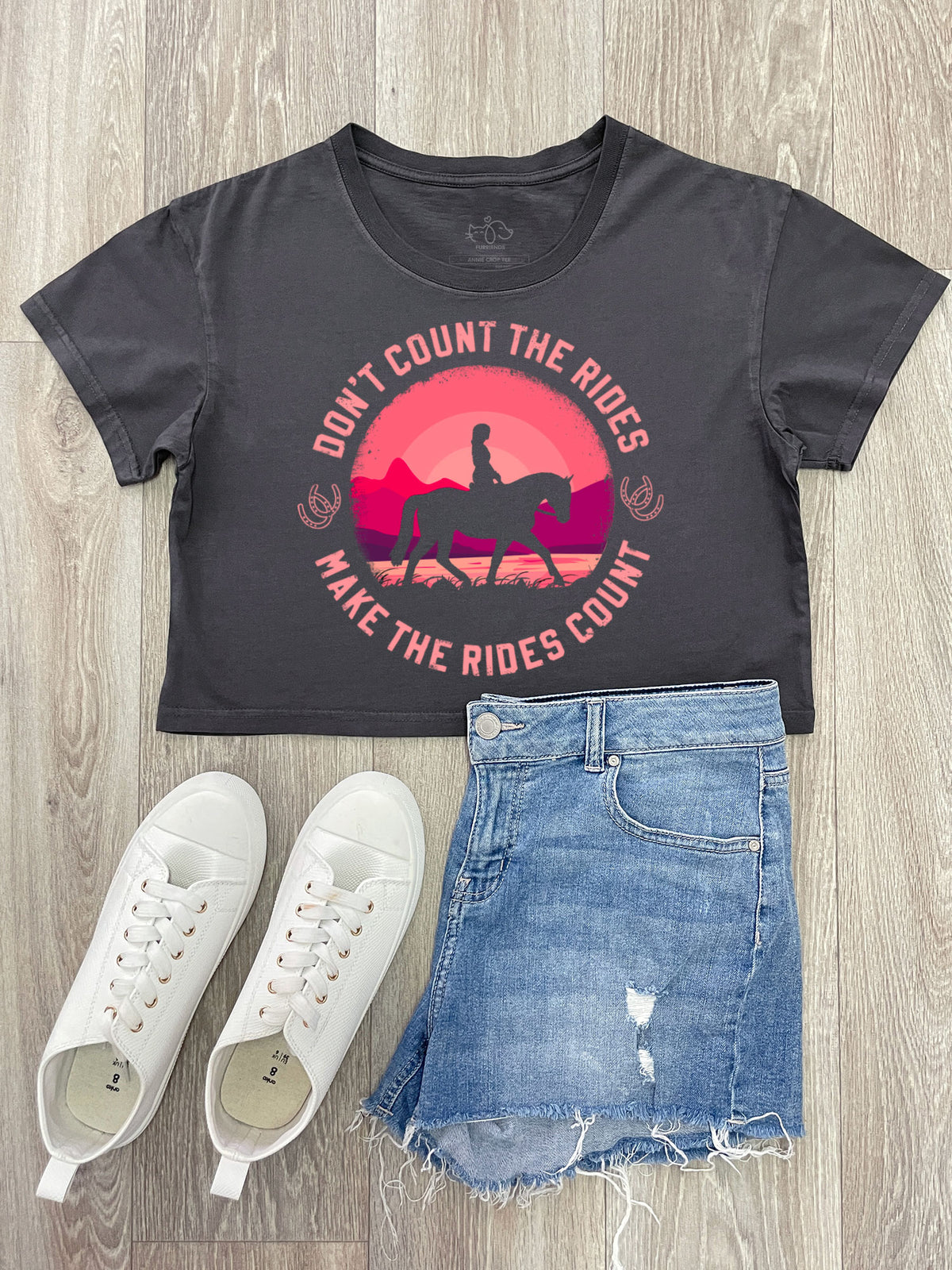 Don&#39;t Count The Rides Annie Crop Tee