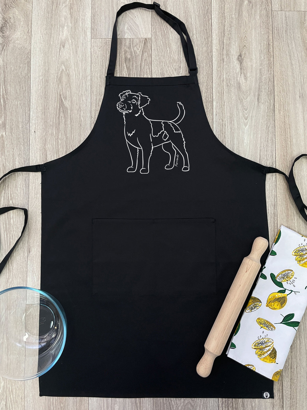 Jack Russell Terrier (Rough Coat) Bib Apron