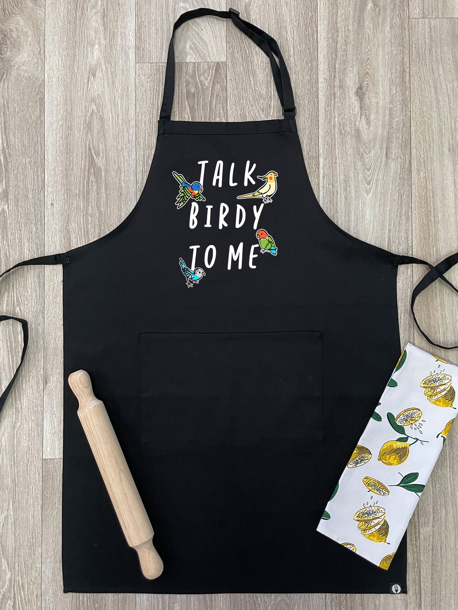 Talk Birdy To Me Bib Apron