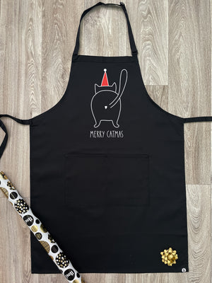 Catmas Greetings Bib Apron