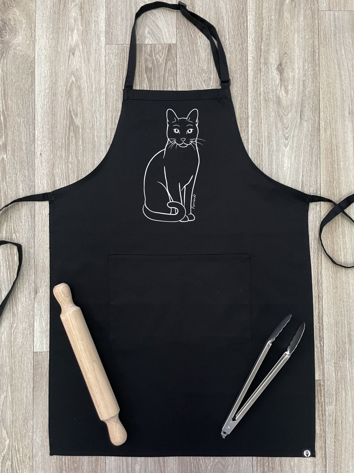 Russian Blue Bib Apron