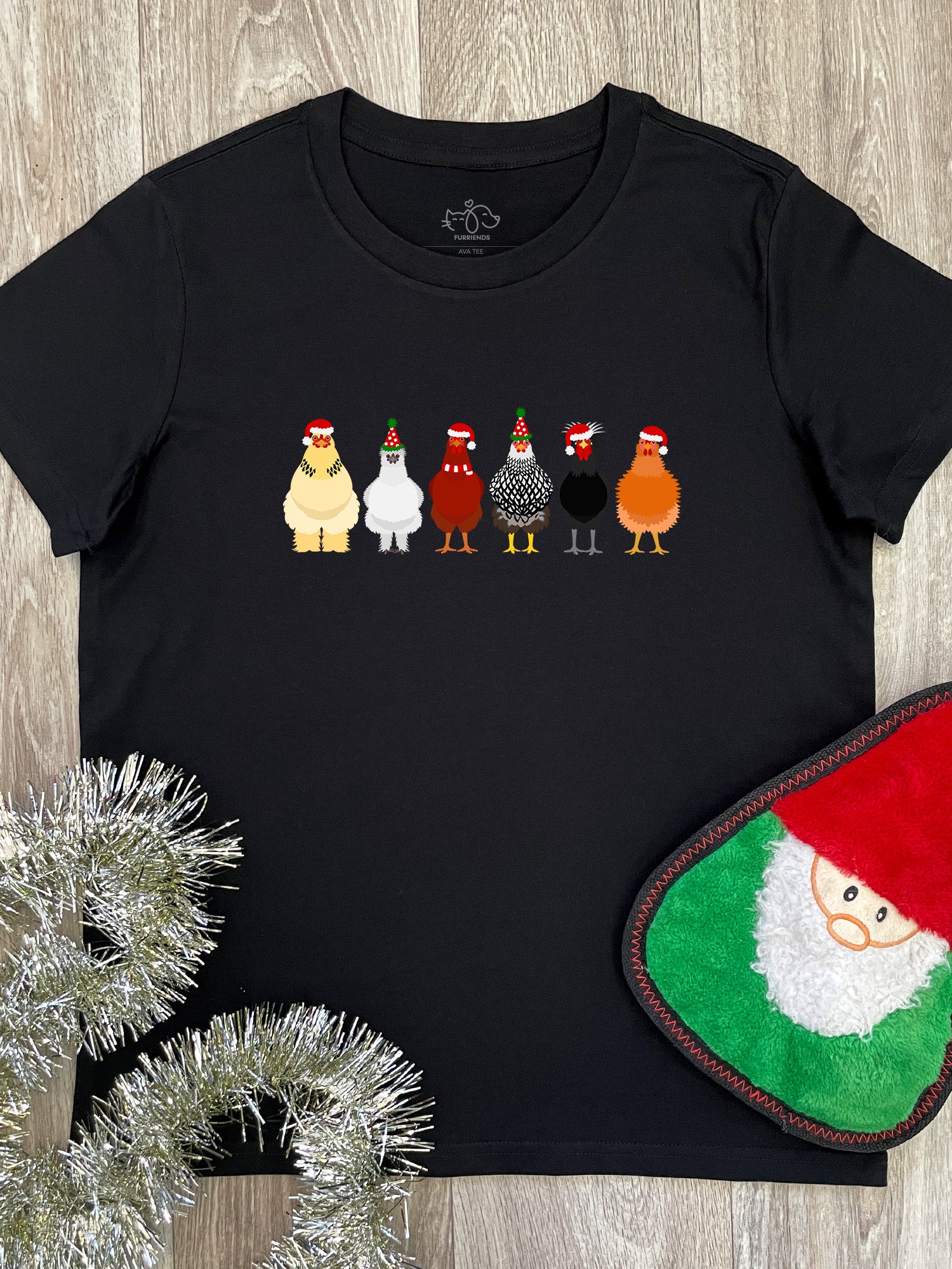 Merry Clucking Christmas Ava Women's Regular Fit Tee