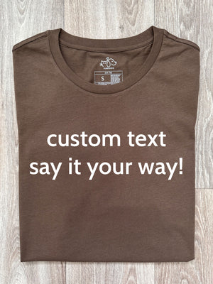 Customisable Text Ava Women's Regular Fit Tee