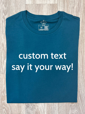 Customisable Text Ava Women's Regular Fit Tee