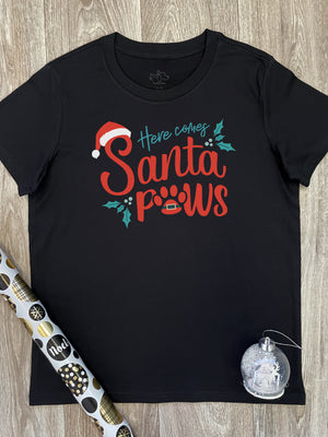 Here Comes Santa Paws Ava Women's Regular Fit Tee