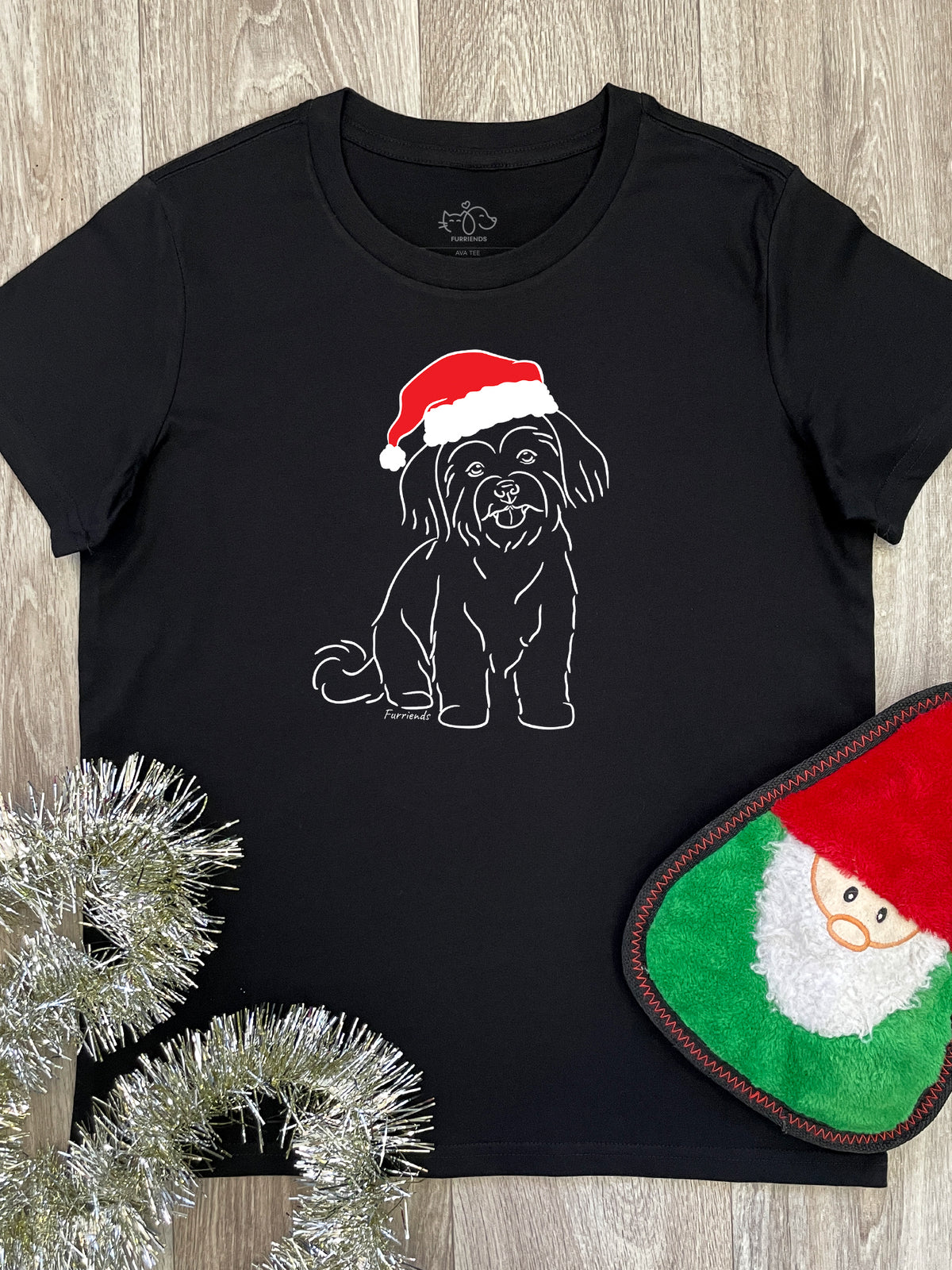 Maltese Terrier Christmas Edition Ava Women&#39;s Regular Fit Tee