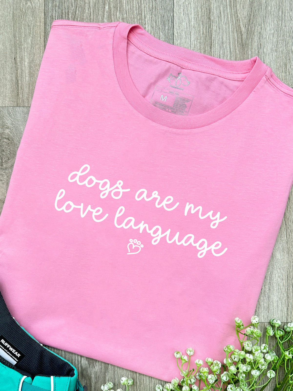 Dogs Are My Love Language Ava Women&#39;s Regular Fit Tee