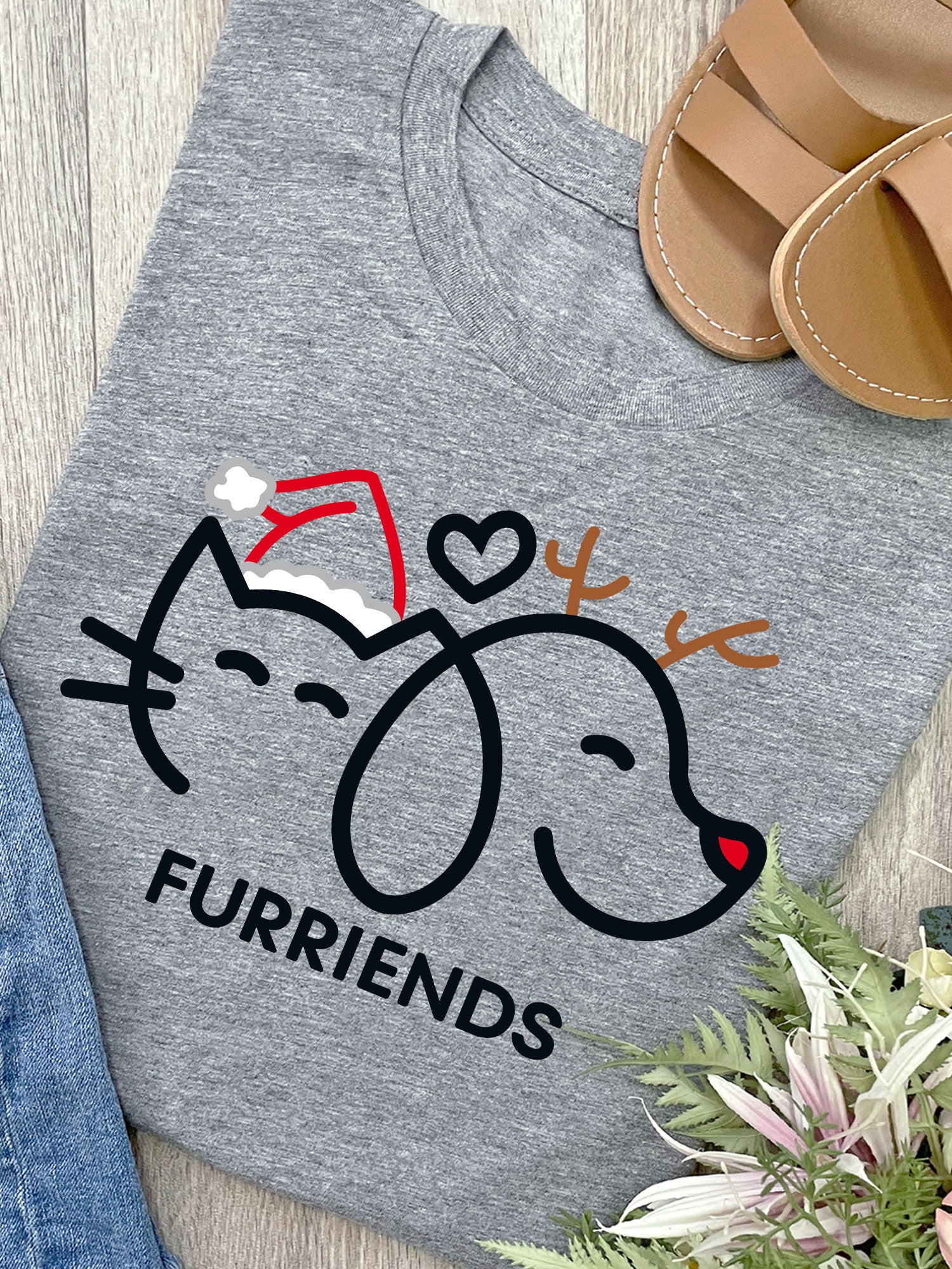 Furriends Signature Christmas Edition Ava Women's Regular Fit Tee