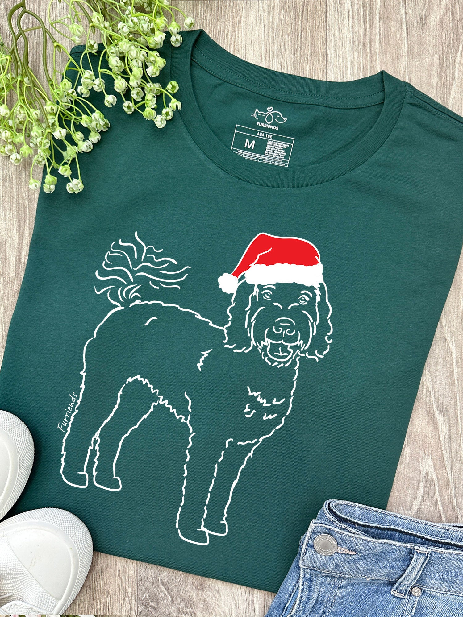 Labradoodle Christmas Edition Ava Women's Regular Fit Tee