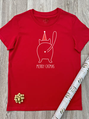 Catmas Greetings Ava Women's Regular Fit Tee