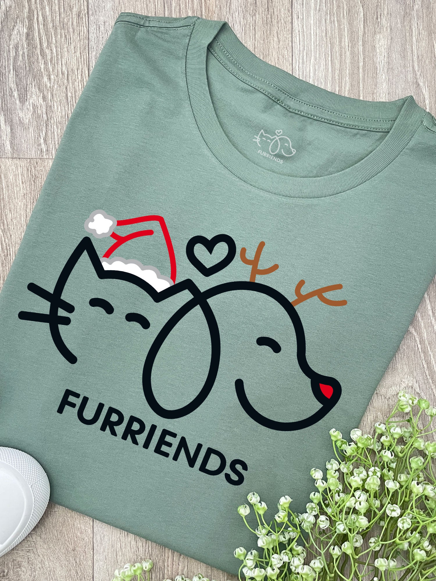 Furriends Signature Christmas Edition Ava Women's Regular Fit Tee