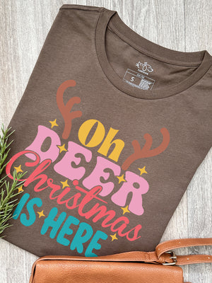 Oh Deer. Christmas Is Here Ava Women's Regular Fit Tee