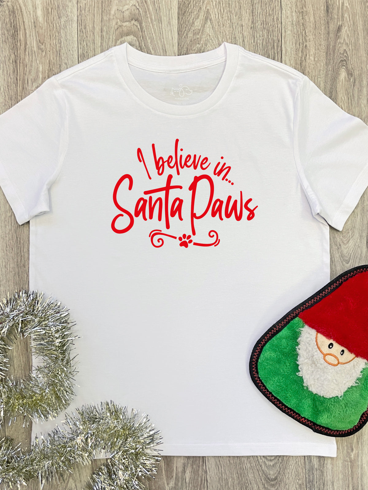 I Believe In Santa Paws Ava Women&#39;s Regular Fit Tee