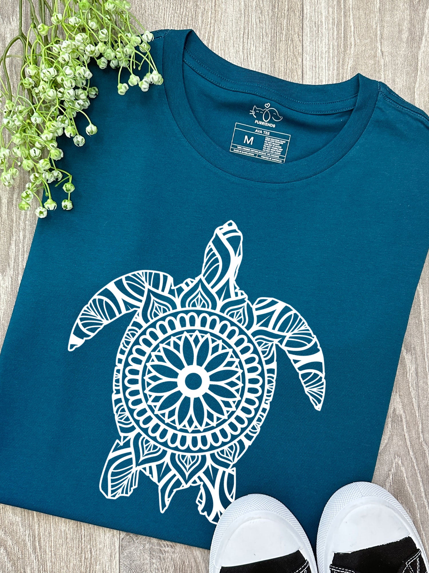 Turtle Mandala Ava Women's Regular Fit Tee