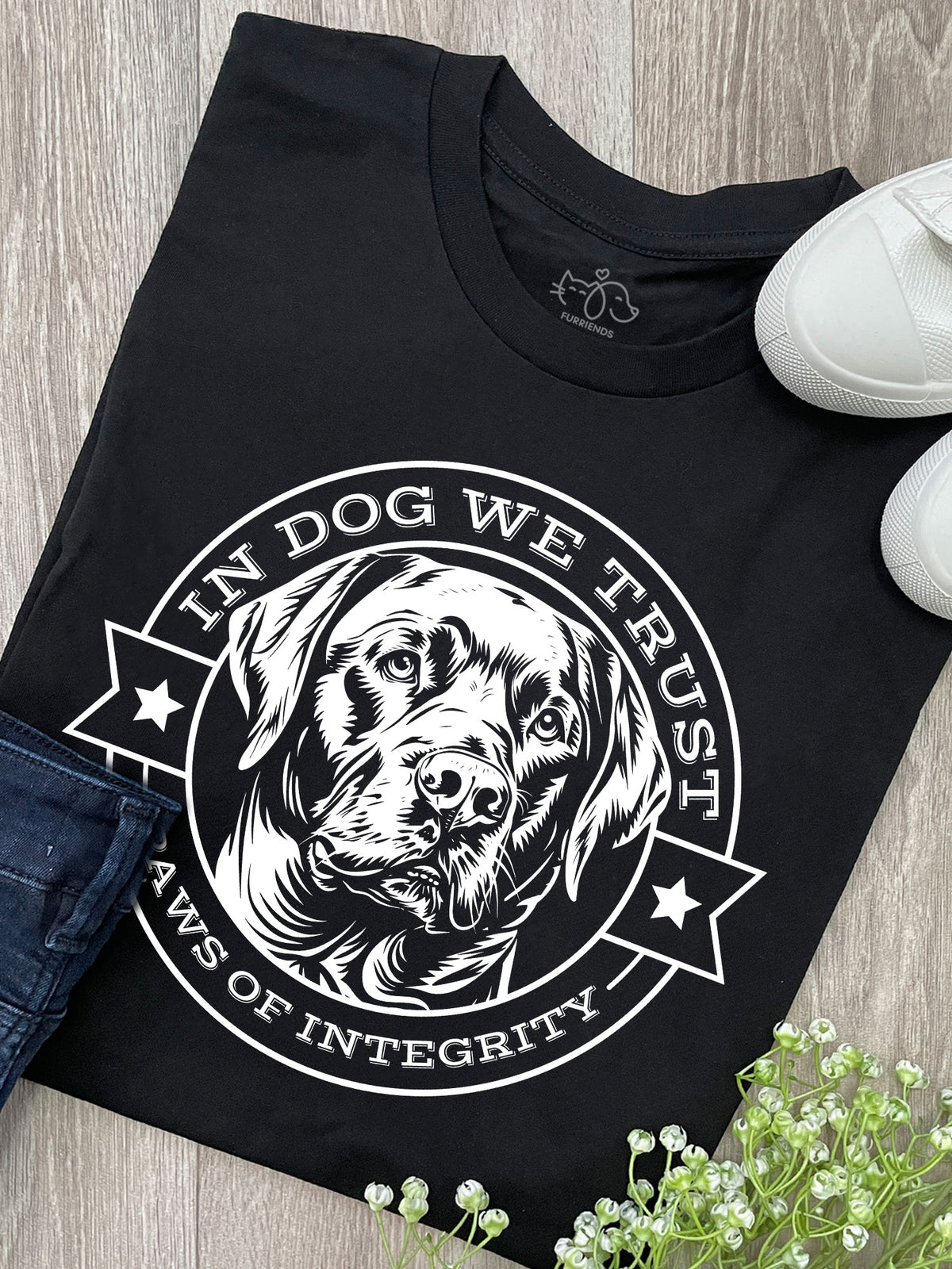 In Dog We Trust Ava Women&#39;s Regular Fit Tee