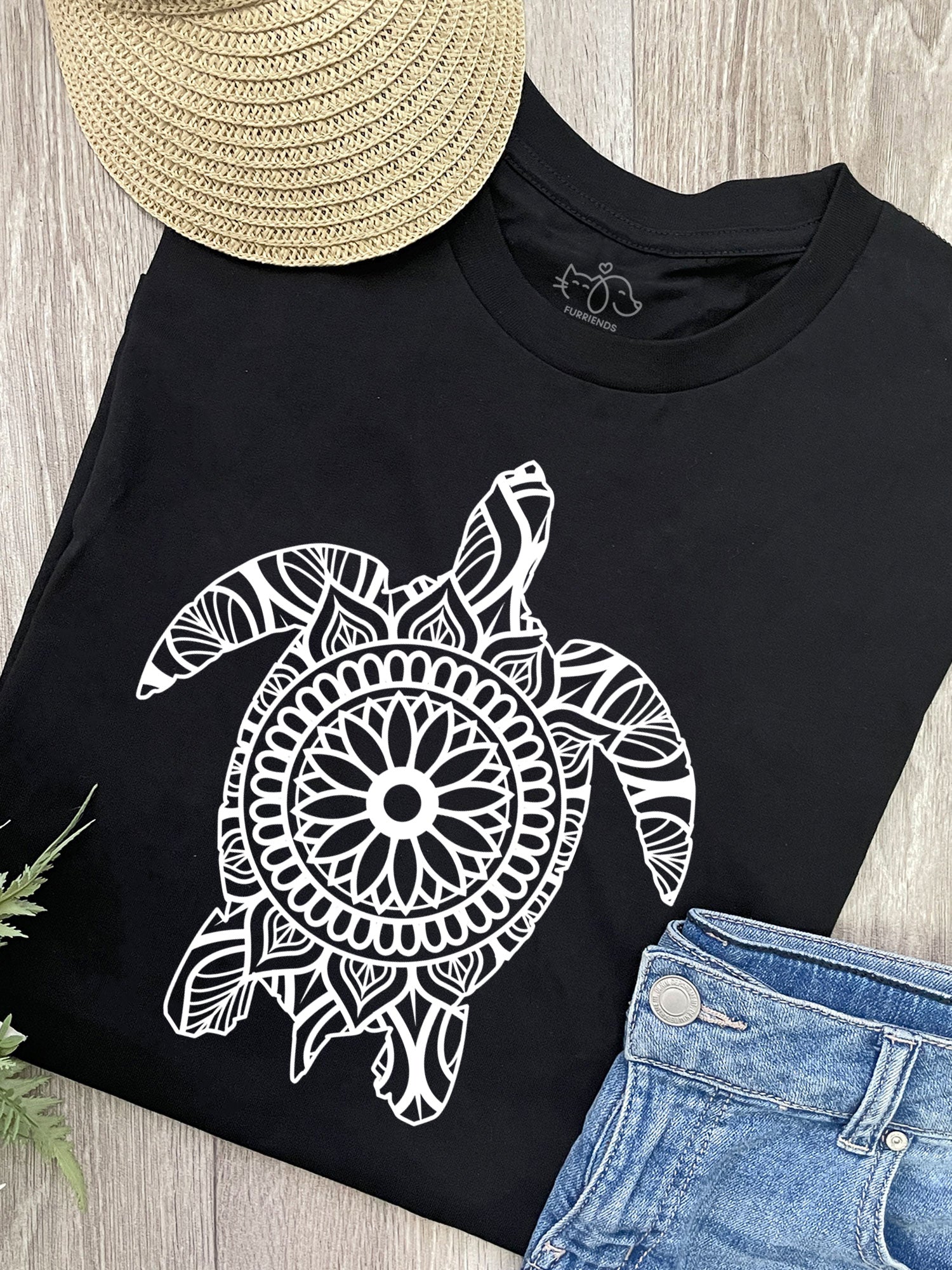 Turtle Mandala Ava Women's Regular Fit Tee