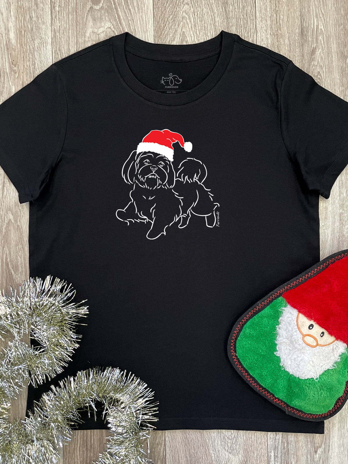 Shih Tzu Christmas Edition Ava Women&#39;s Regular Fit Tee