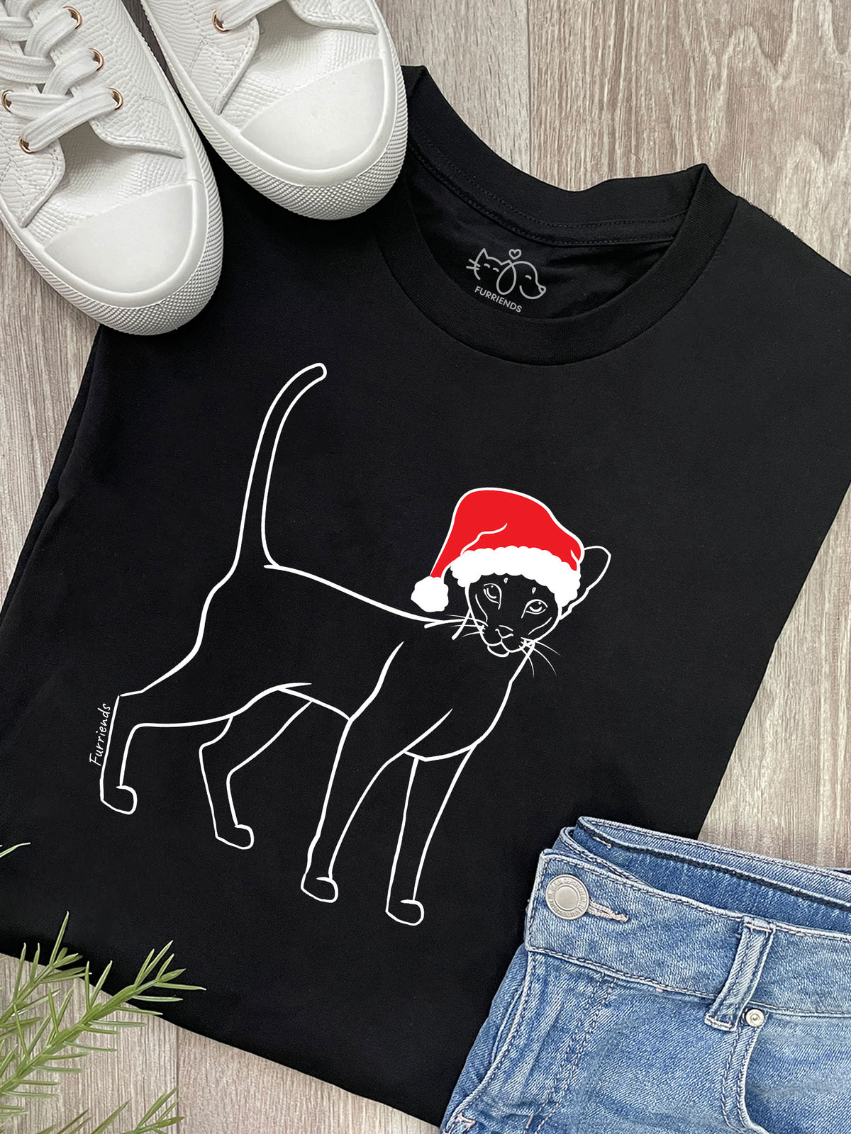 Siamese Christmas Edition Ava Women&#39;s Regular Fit Tee