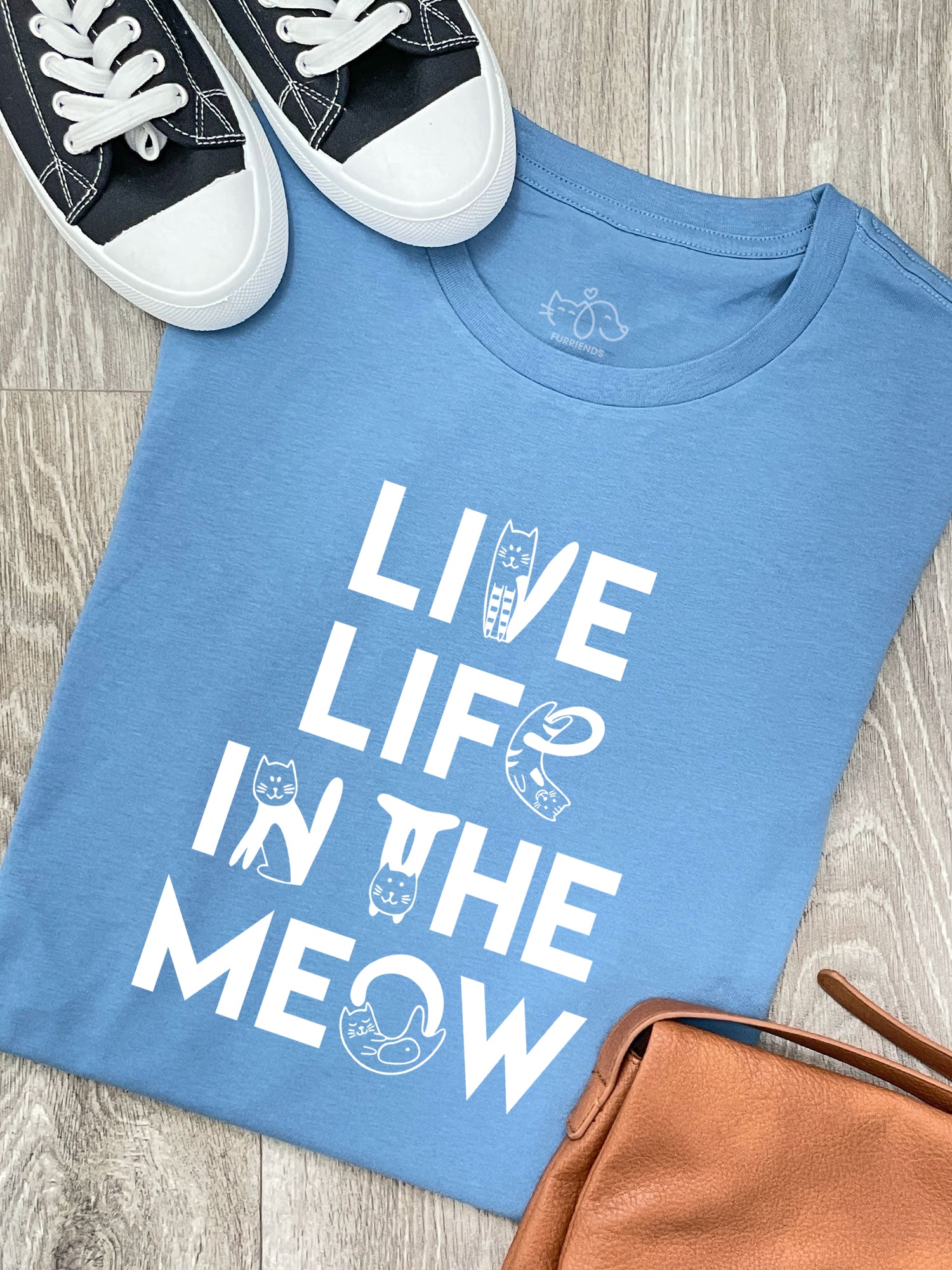 Live Life In The Meow Ava Women's Regular Fit Tee