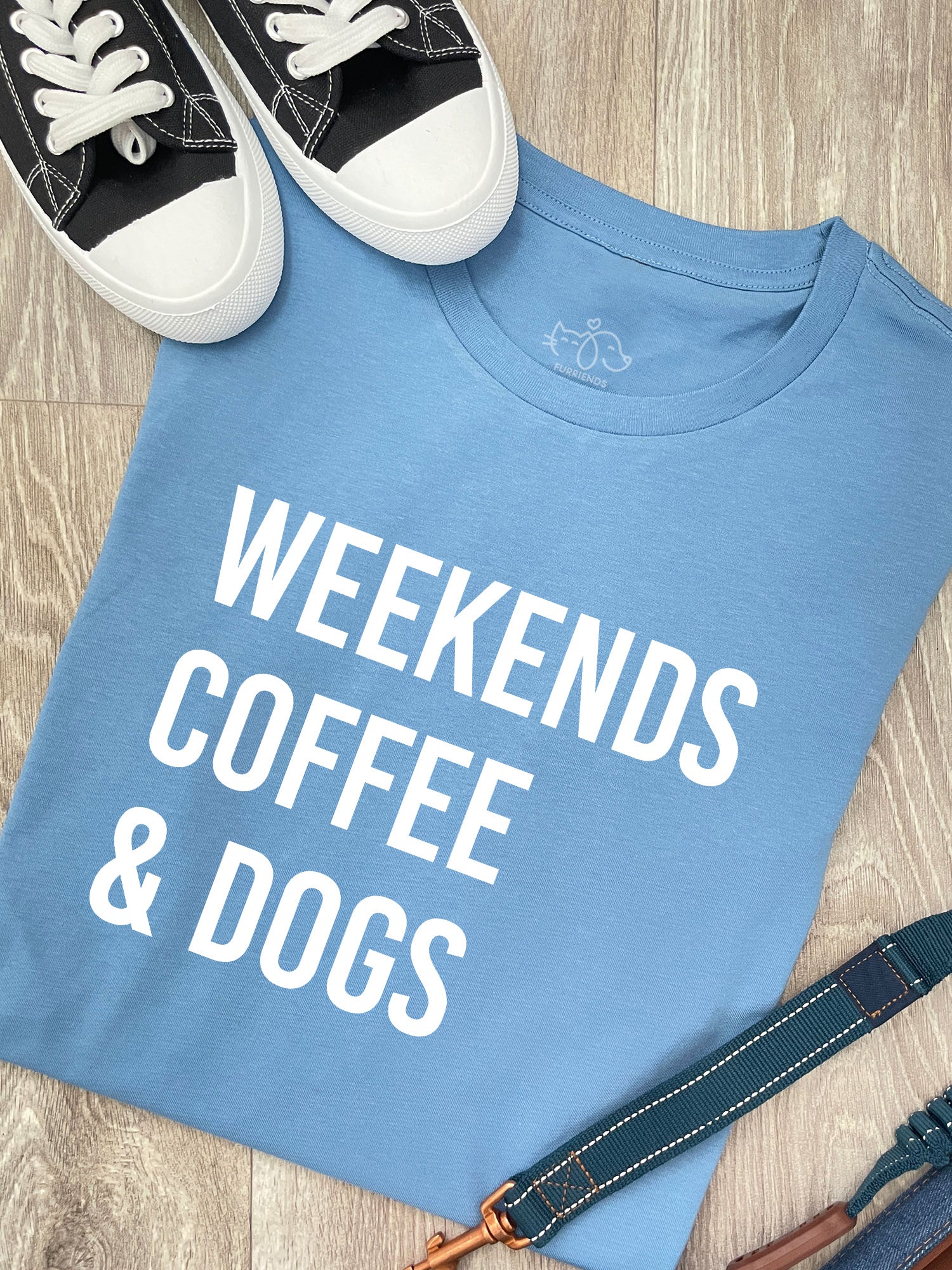 Weekends Coffee & Dogs Ava Women's Regular Fit Tee