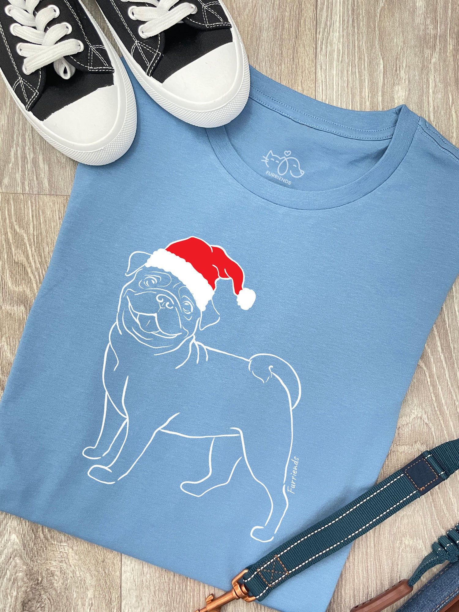 Pug Christmas Edition Ava Women's Regular Fit Tee