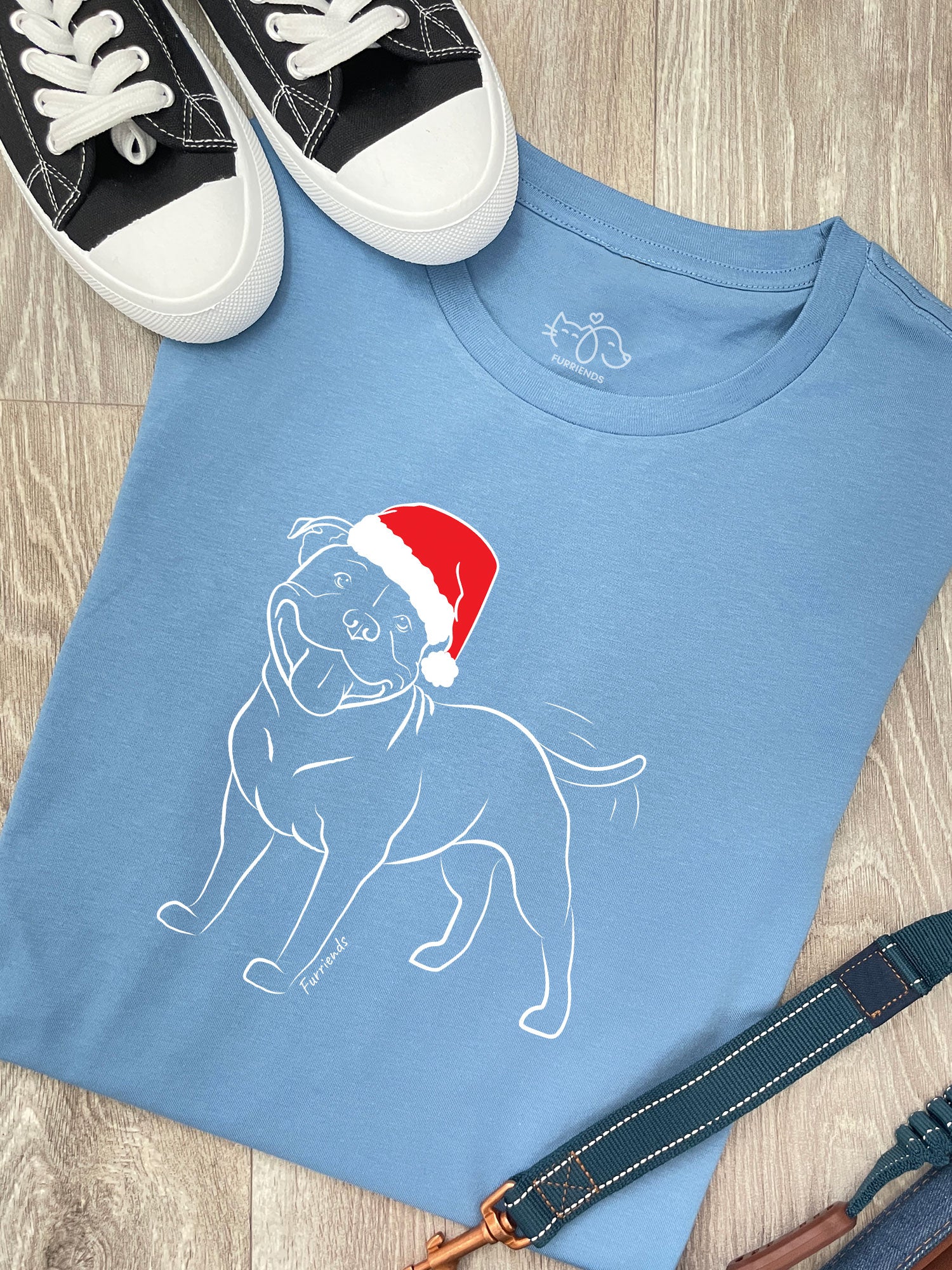 Staffordshire Bull Terrier Christmas Edition Ava Women's Regular Fit Tee