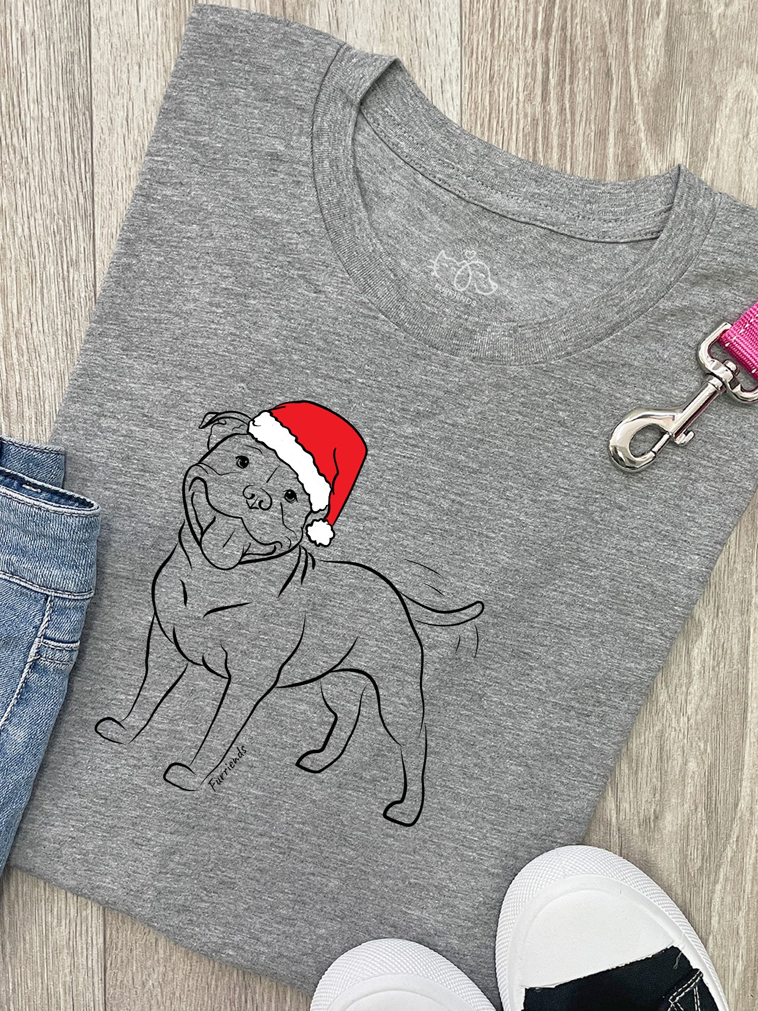 Staffordshire Bull Terrier Christmas Edition Ava Women's Regular Fit Tee