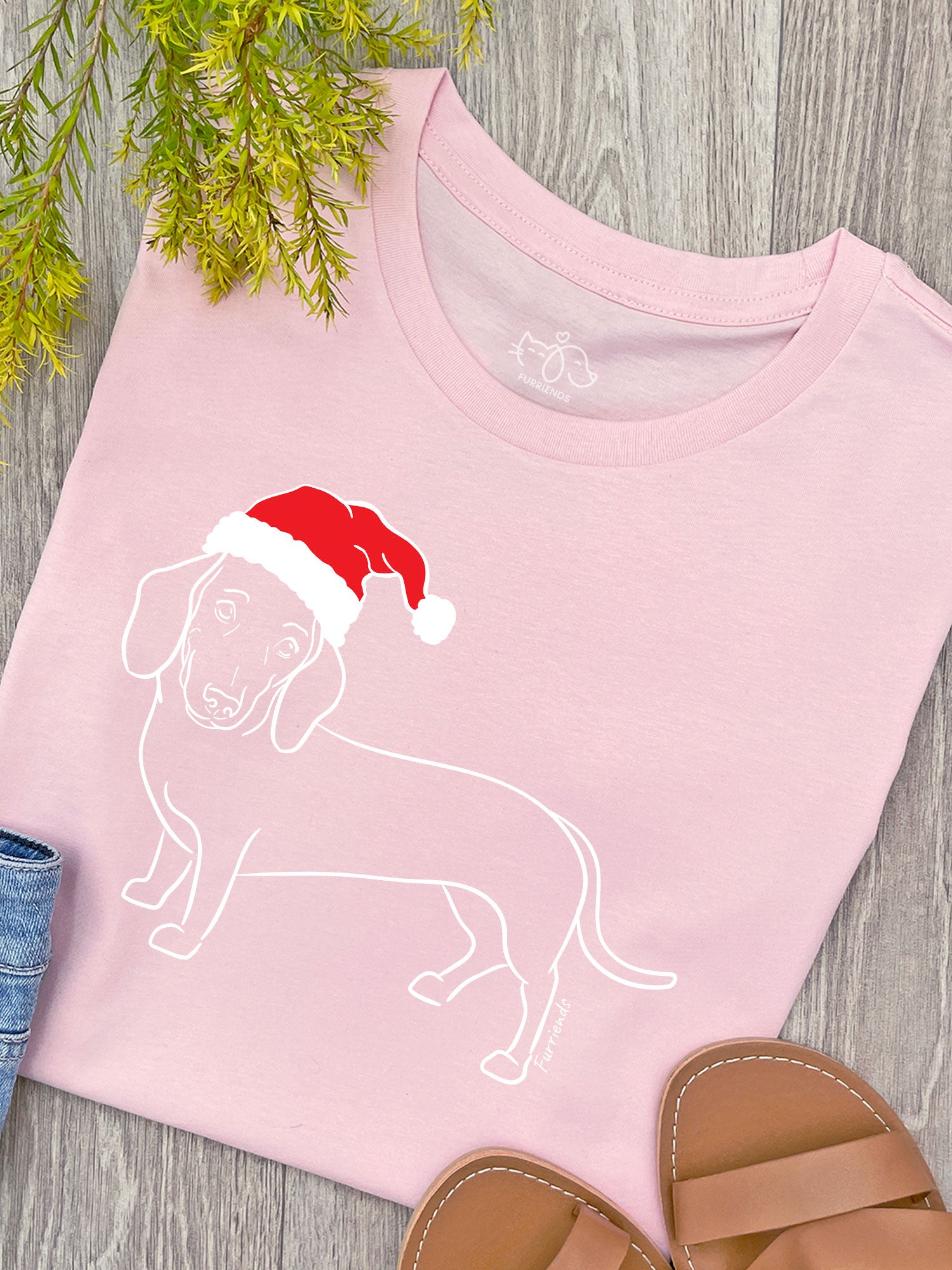 Dachshund Christmas Edition Ava Women's Regular Fit Tee