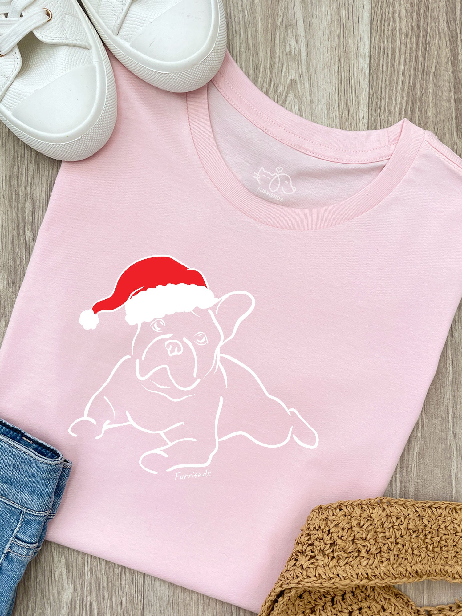 French Bulldog Christmas Edition Ava Women's Regular Fit Tee