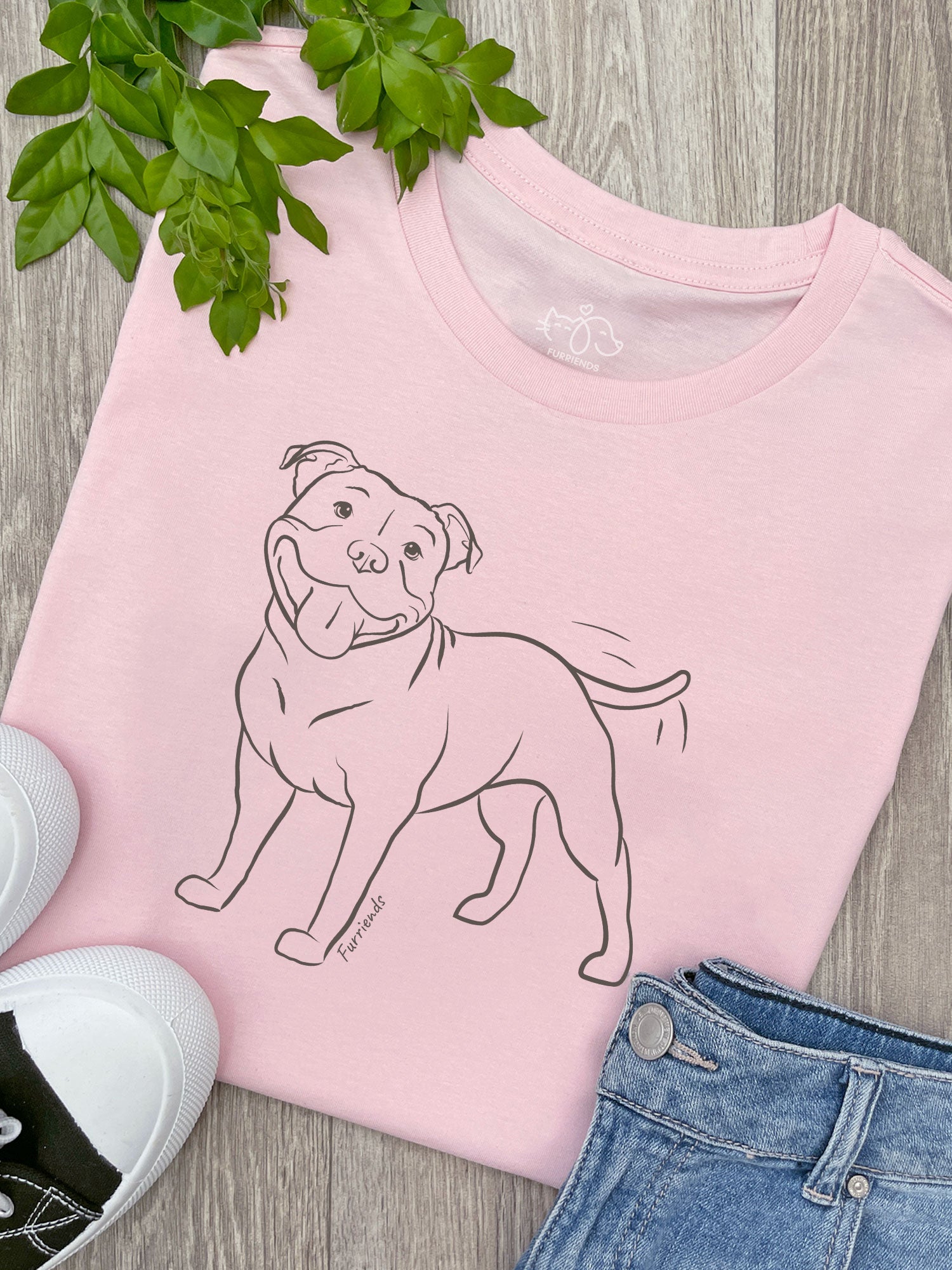 Staffordshire Bull Terrier Ava Women's Regular Fit Tee