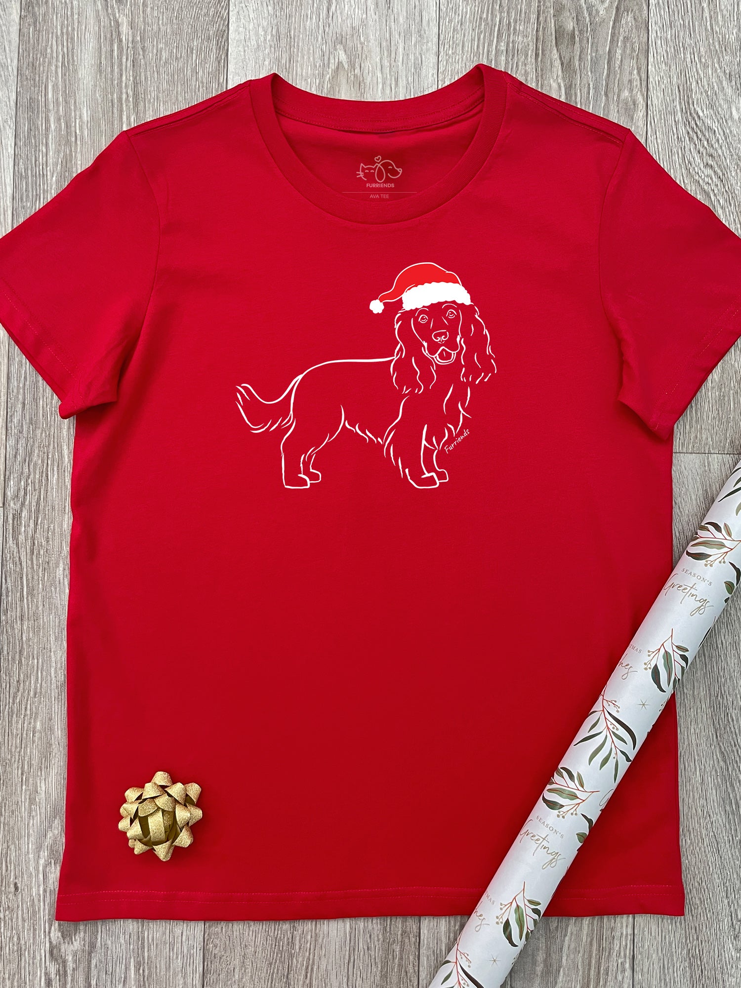 Cocker Spaniel Christmas Edition Ava Women's Regular Fit Tee