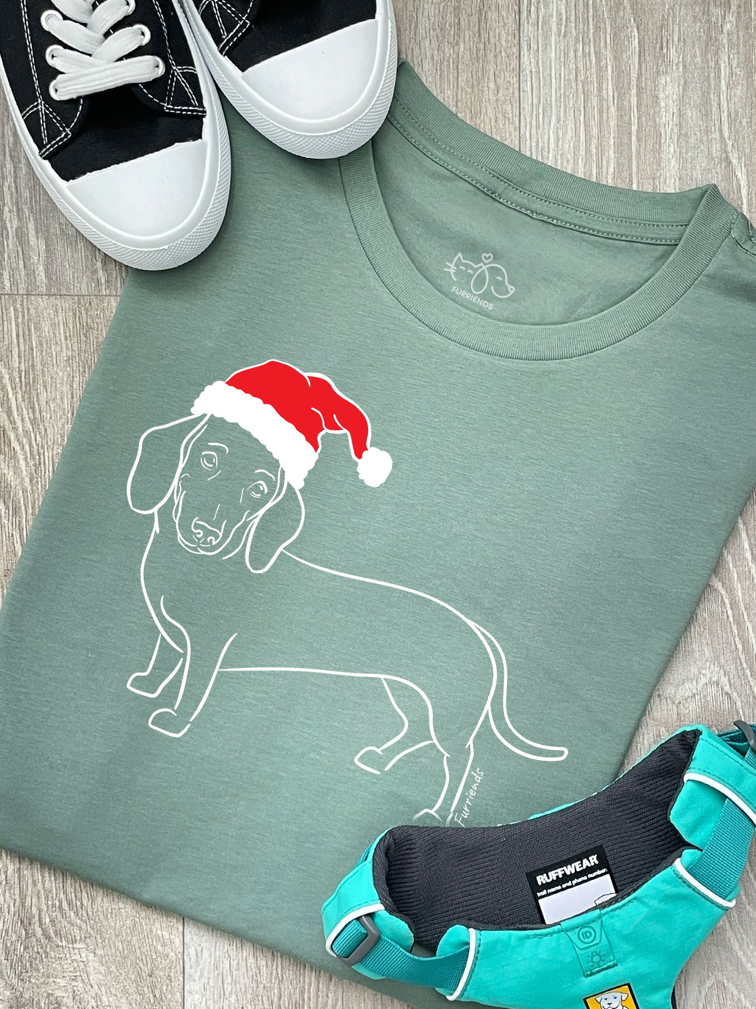 Dachshund Christmas Edition Ava Women's Regular Fit Tee