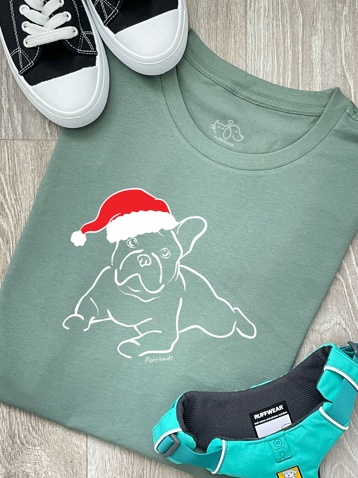 French Bulldog Christmas Edition Ava Women's Regular Fit Tee