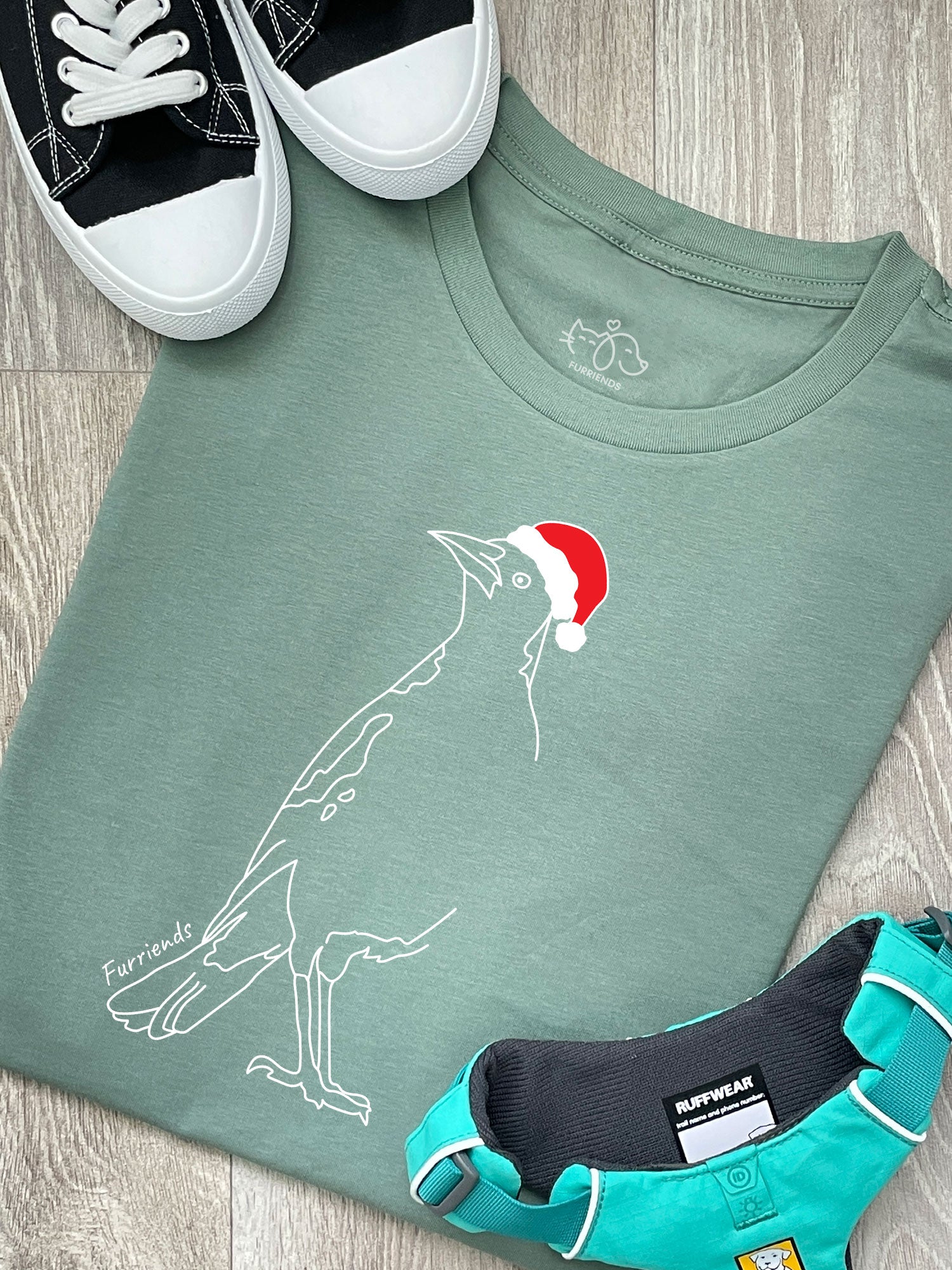 Australian Magpie Christmas Edition Ava T Shirt Furriends