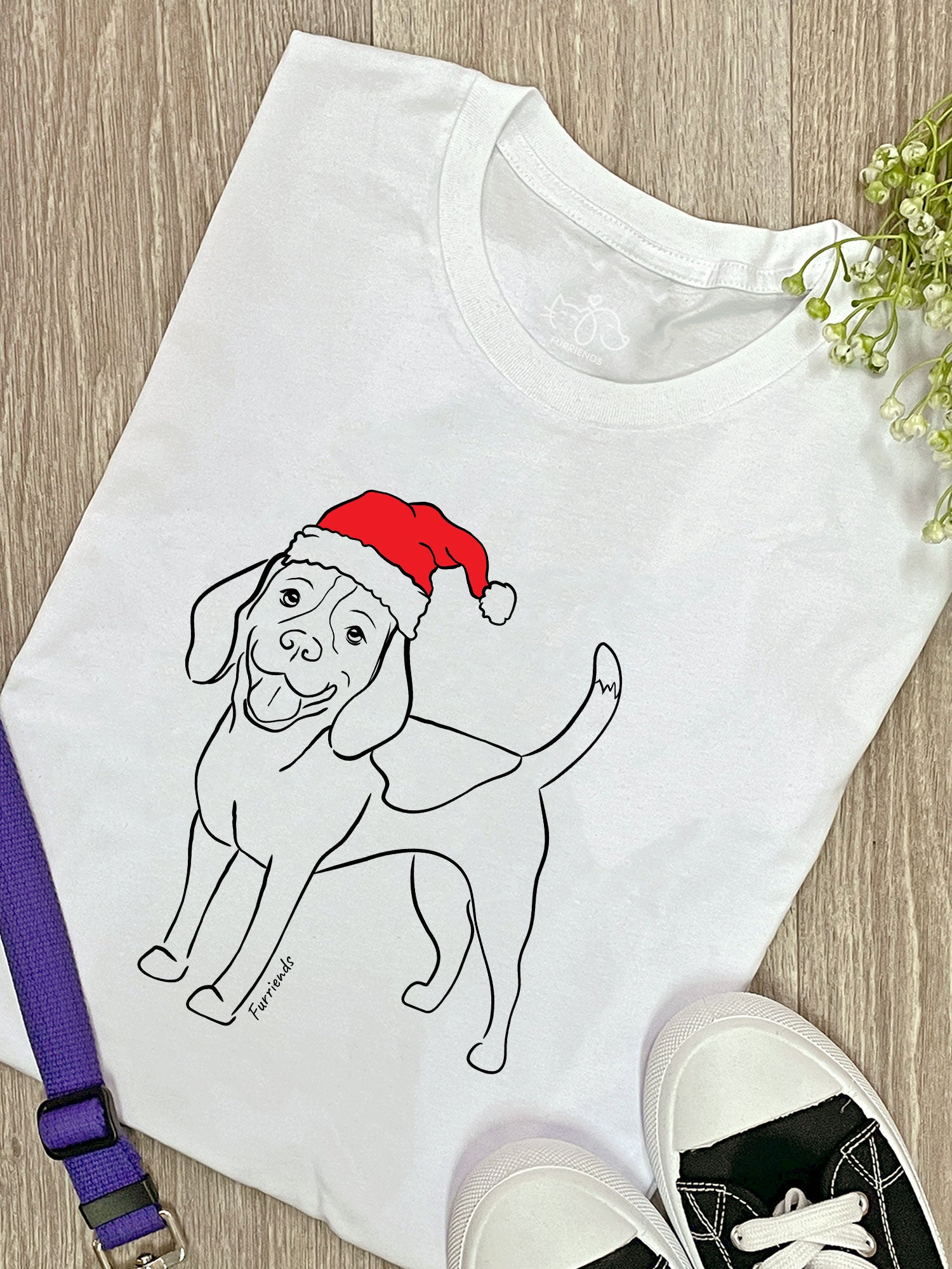 Beagle Christmas Edition Ava Women's Regular Fit Tee