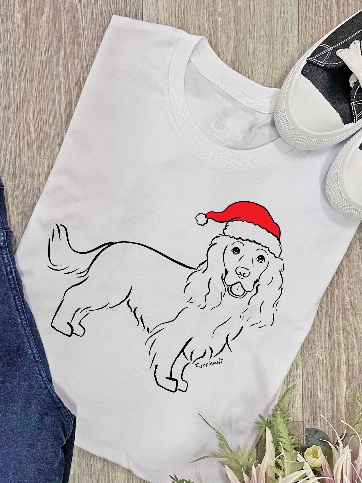 Cocker Spaniel Christmas Edition Ava Women's Regular Fit Tee