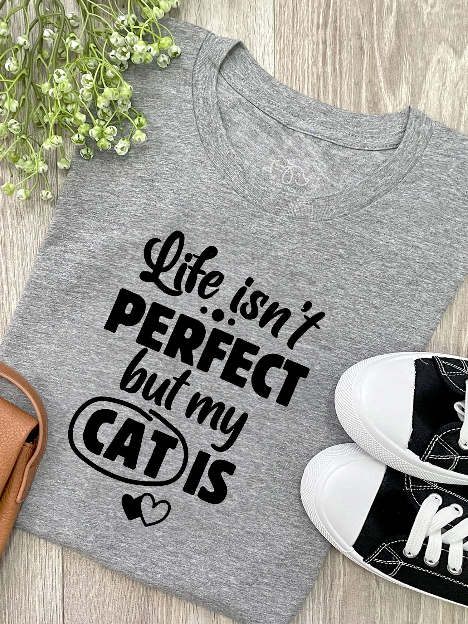 Life Isn't Perfect, But My Cat Is Ava Women's Regular Fit Tee