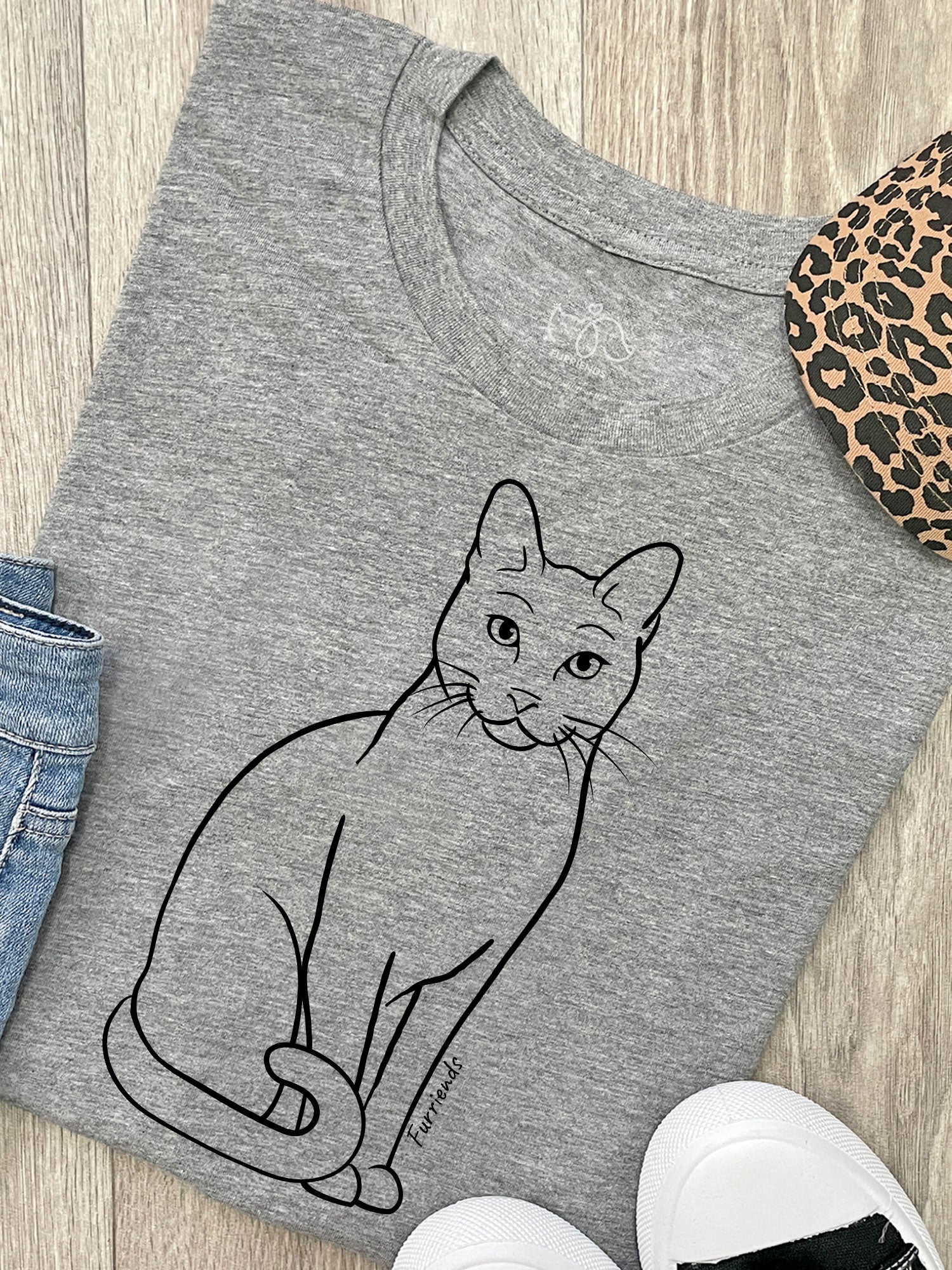 Russian Blue Ava Women's Regular Fit Tee