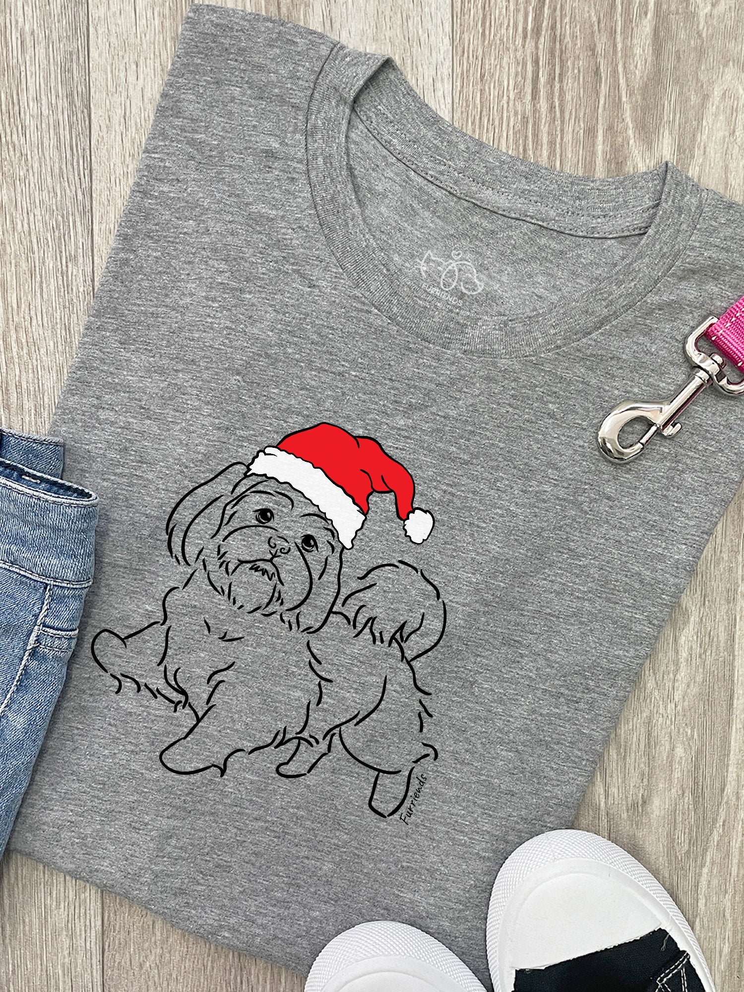 Shih Tzu Christmas Edition Ava Women's Regular Fit Tee